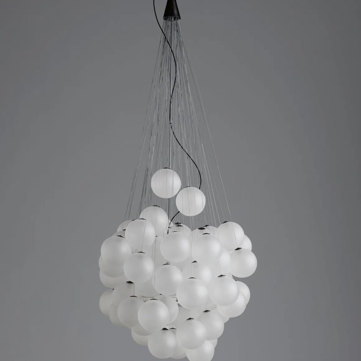 Luceplan Stochastic LED Sospensione, opalweiß