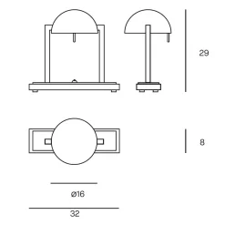 Lumen Center Diane Tischleuchte