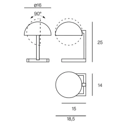 Lumen Center MJA Tischleuchte