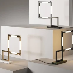 Lumen Center Quadro LED Tischleuchte