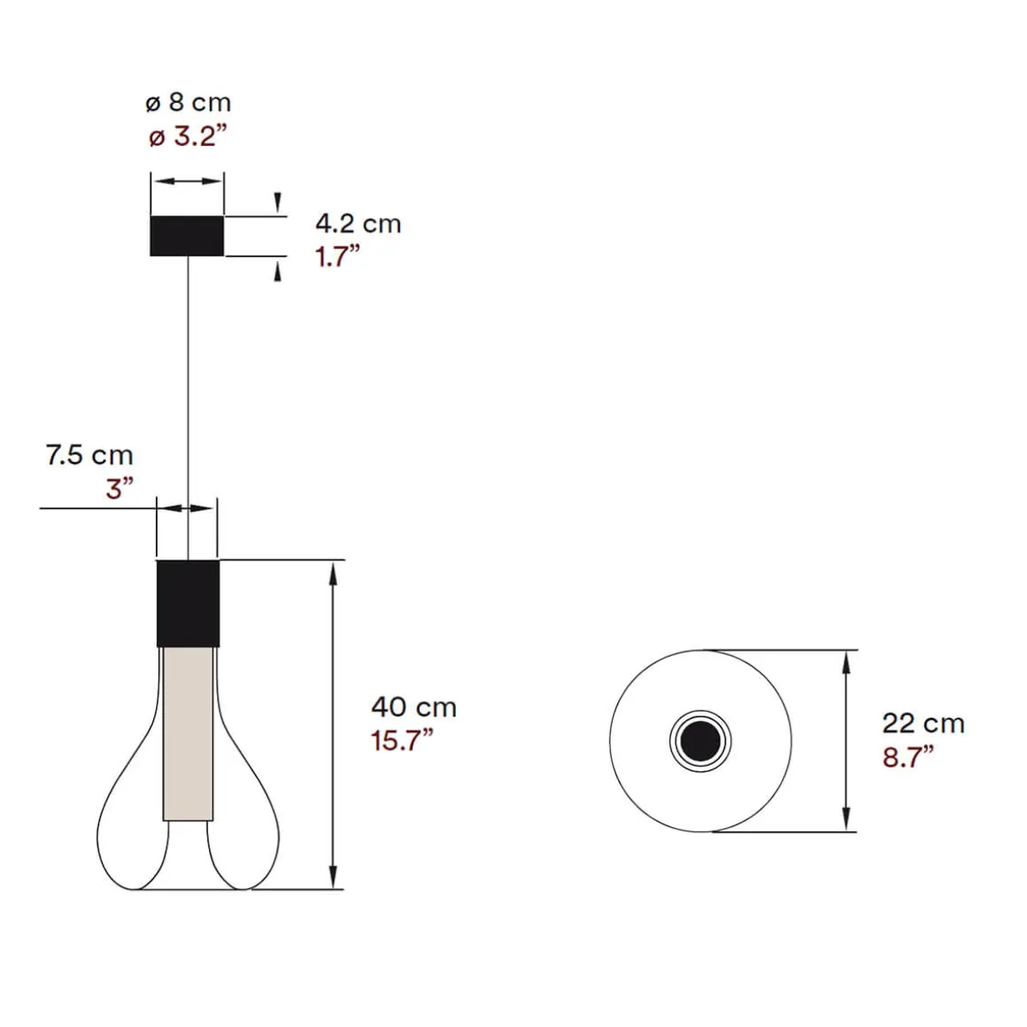 LZF Lamps Eris Pendelleuchte