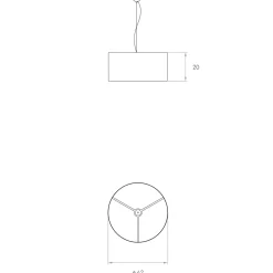 LZF Lamps Gea Small Pendelleuchte, Auslaufmodell
