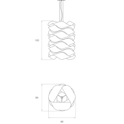 LZF Lamps Link Chain 3 Pendelleuchte