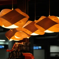 LZF Lamps Nut Pendelleuchte, Kabel: transparent