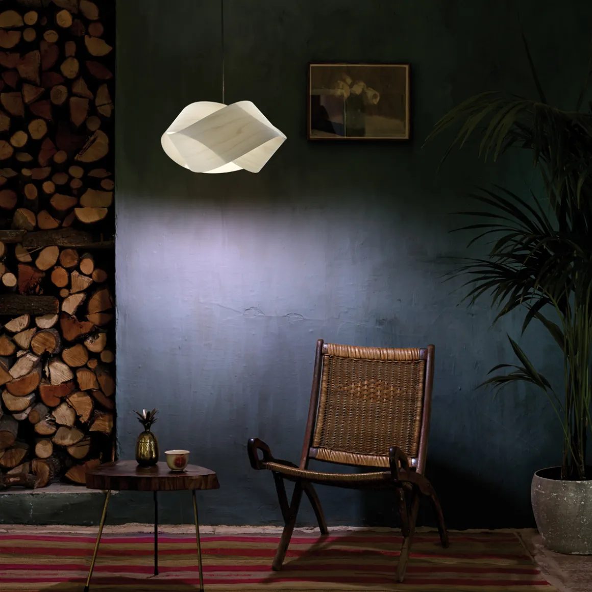 LZF Lamps Nut Pendelleuchte, Kabel: schwarz