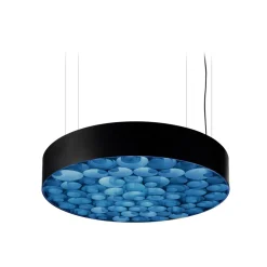 LZF Lamps Spiro Medium LED Pendelleuchte, äußerer Schirm: schwarz