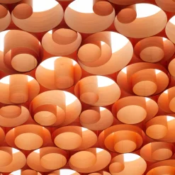 LZF Lamps Spiro Medium LED Pendelleuchte, äußerer Schirm: schwarz