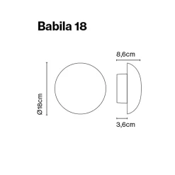 Marset Babila 18 LED Wandleuchte
