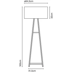 Marset Cala P165 Stehleuchte