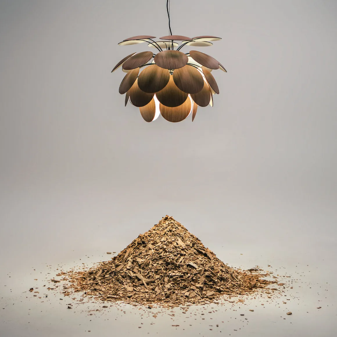 Marset Discocó Wood 68 Pendelleuchte