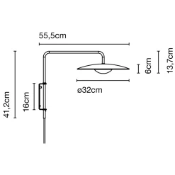 Marset Ginger 20 A LED Wandleuchte