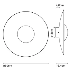Marset Ginger 60 C LED Wandleuchte