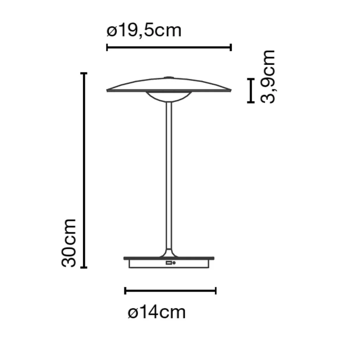 Marset Ginger 20 M LED Akkuleuchte