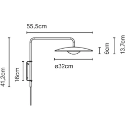 Marset Ginger A LED Wandleuchte