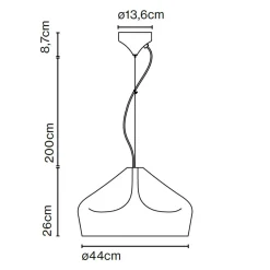 Marset Pleat Box 47 Pendelleuchte