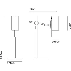 Marset Scantling S Tischleuchte