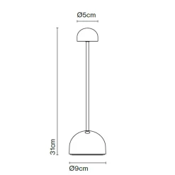 Marset Sips LED Akkuleuchte