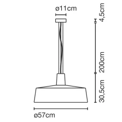 Marset Soho 57 LED Pendelleuchte