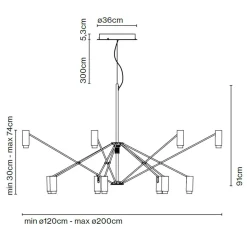 Marset The W LED Pendelleuchte