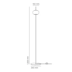 Milan Astros Stehleuchte