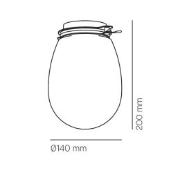 Milan Baño Deckenleuchte