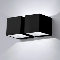 Milan Dau LED Up & Down Wandleuchte, 4-flg.