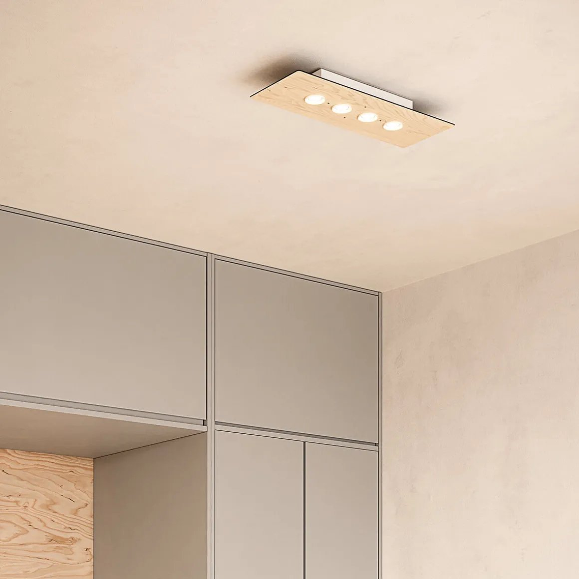 Milan Equal Deckenleuchte, 63 x 27 cm