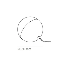 Milan Half Stehleuchte mit Dreibein-Stativ