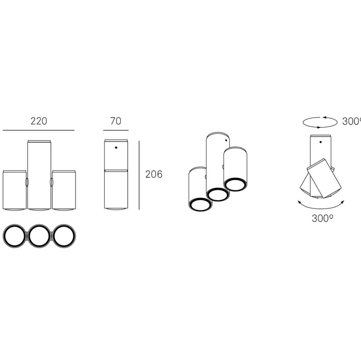 Milan Kronn Deckenleuchte