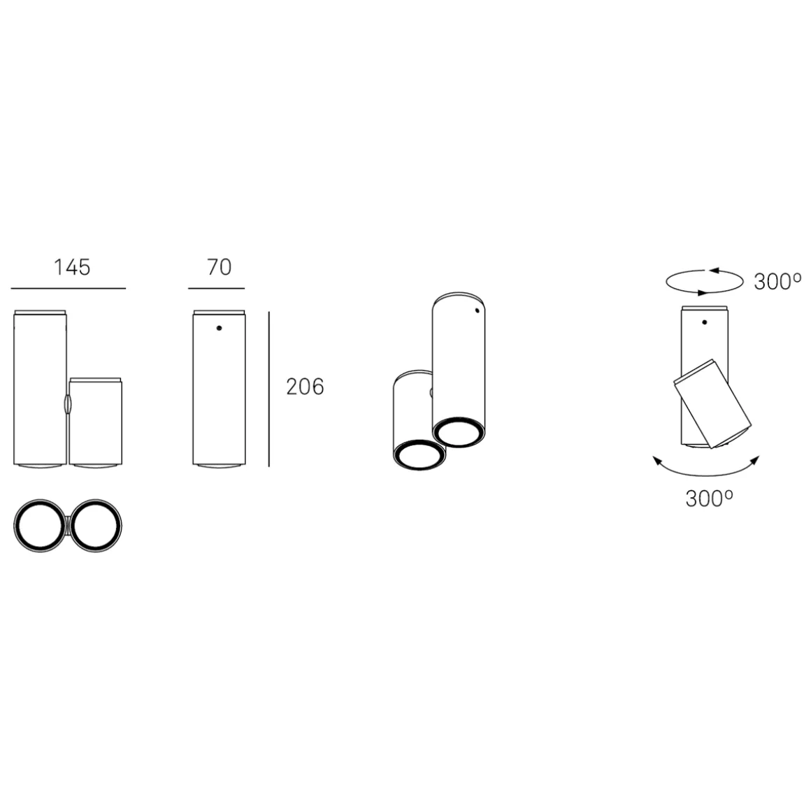 Milan Kronn Deckenleuchte