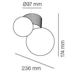 Milan Land Deckenleuchte