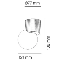 Milan Land Wand- / Deckenleuchte
