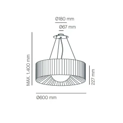 Milan Lap Pendelleuchte