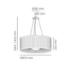 Milan Lap Pendelleuchte