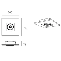 Milan Marc LED Deckenstrahler