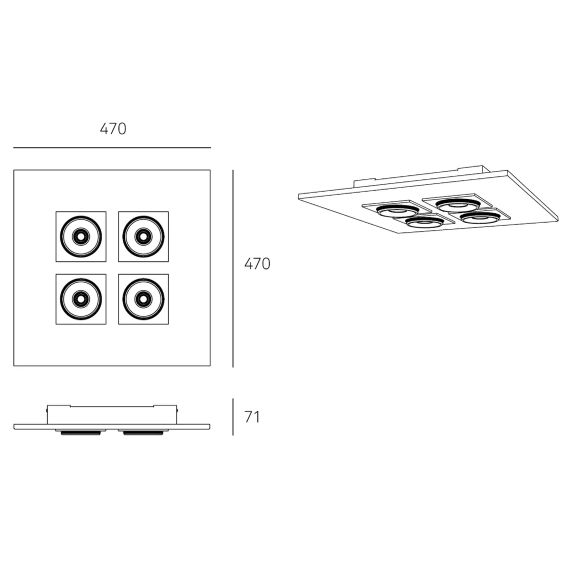 Milan Marc LED Deckenstrahler