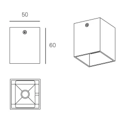 Milan Mini Dau LED Deckenleuchte