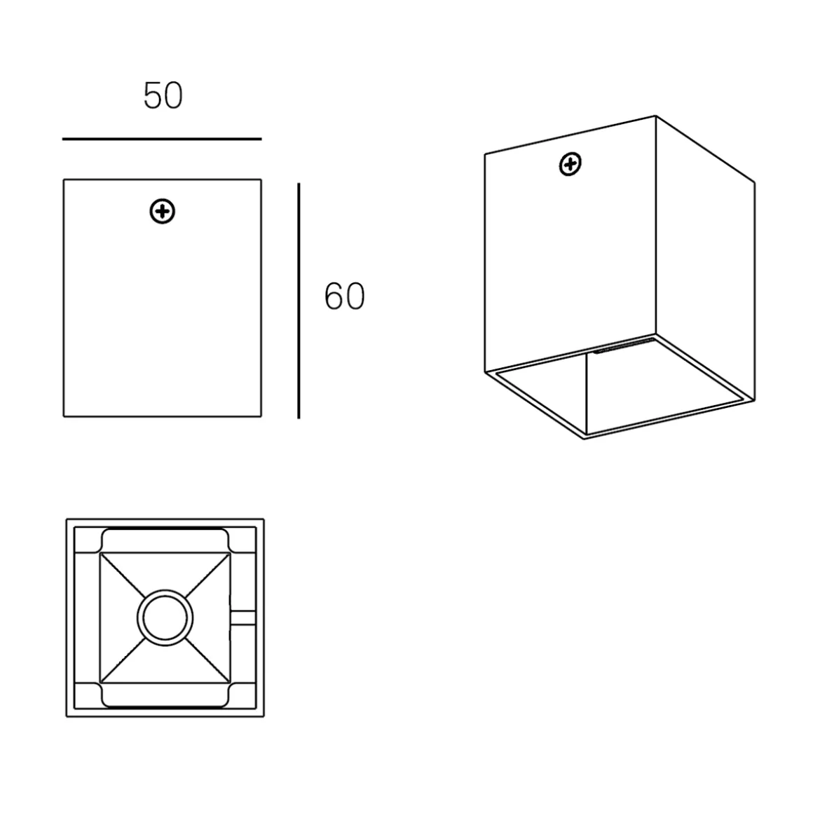 Milan Mini Dau LED Deckenleuchte