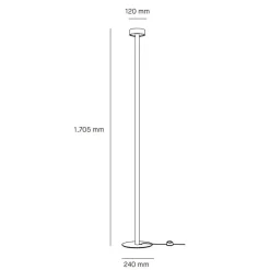 Milan Peak Lane LED Stehleuchte