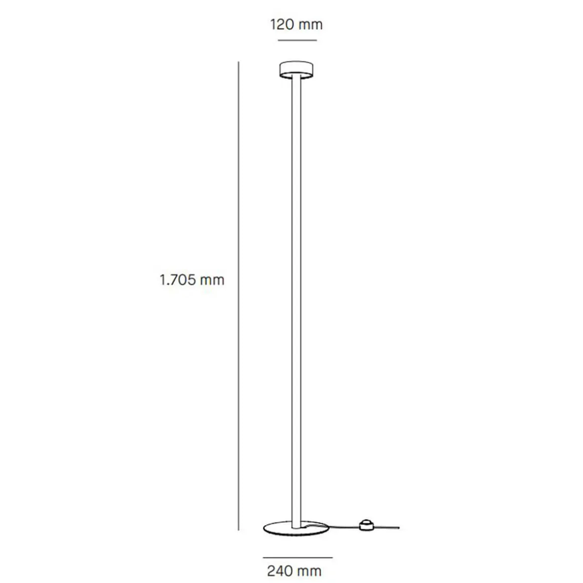 Milan Peak Lane LED Stehleuchte