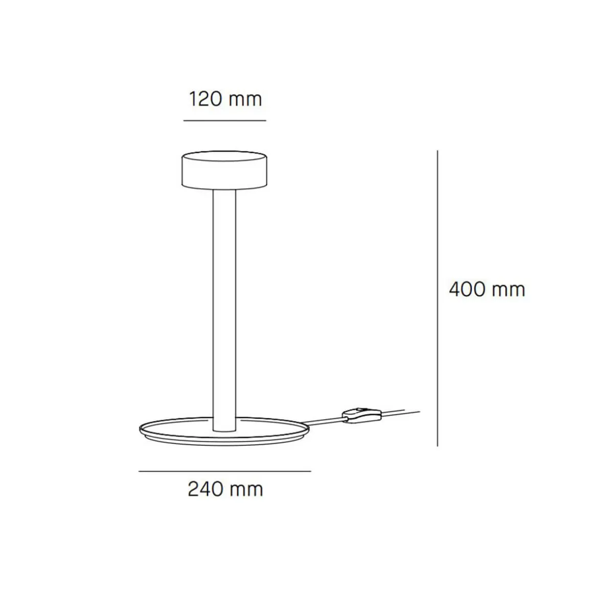 Milan Peak Lane LED Tischleuchte
