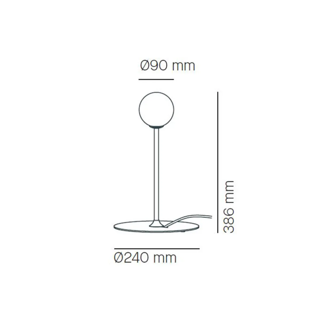 Milan Symphony Tischleuchte