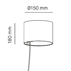 Milan Twain Stehleuchte