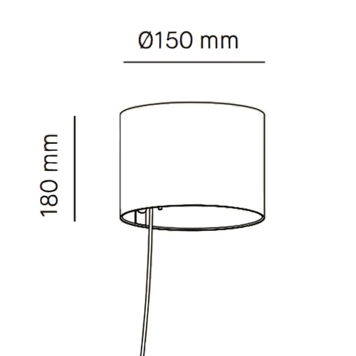 Milan Twain Wandleuchte