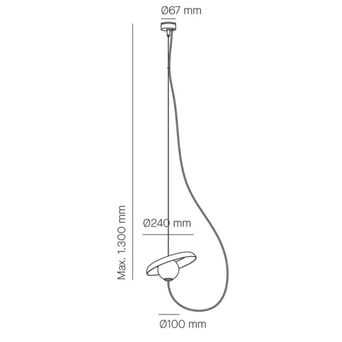 Milan Wire Pendelleuchte