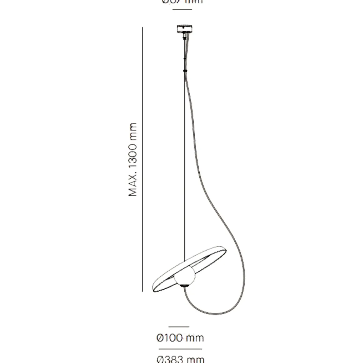 Milan Wire Pendelleuchte