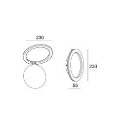 Mobilux Clap It LED Wandleuchte
