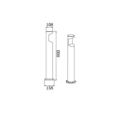 Mobilux Doorway LED Pollerleuchte