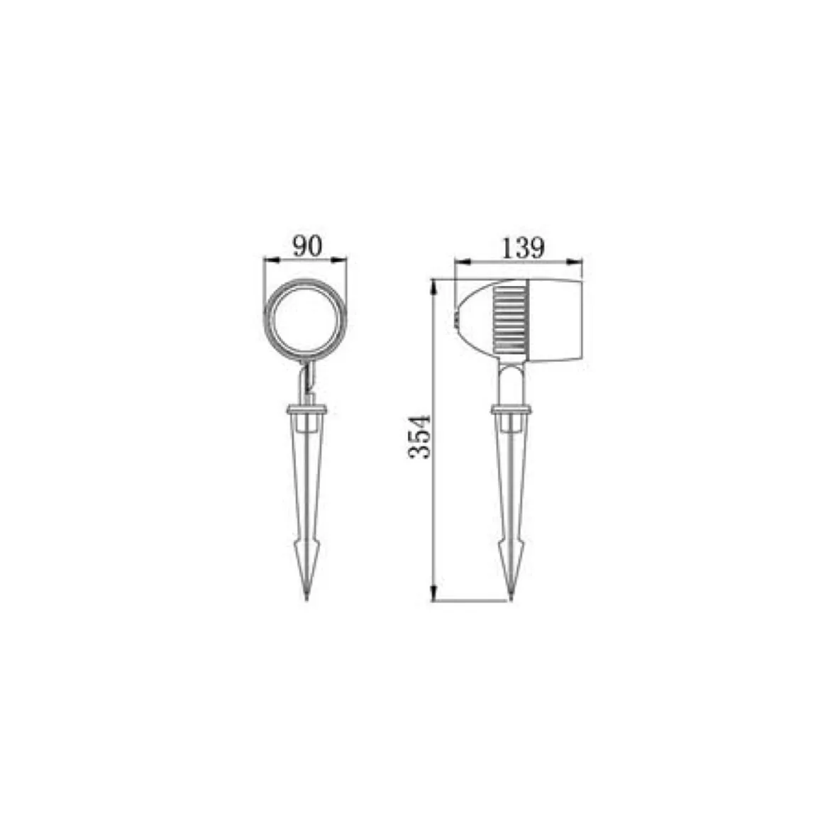 Mobilux Medi LED Erdspießstrahler