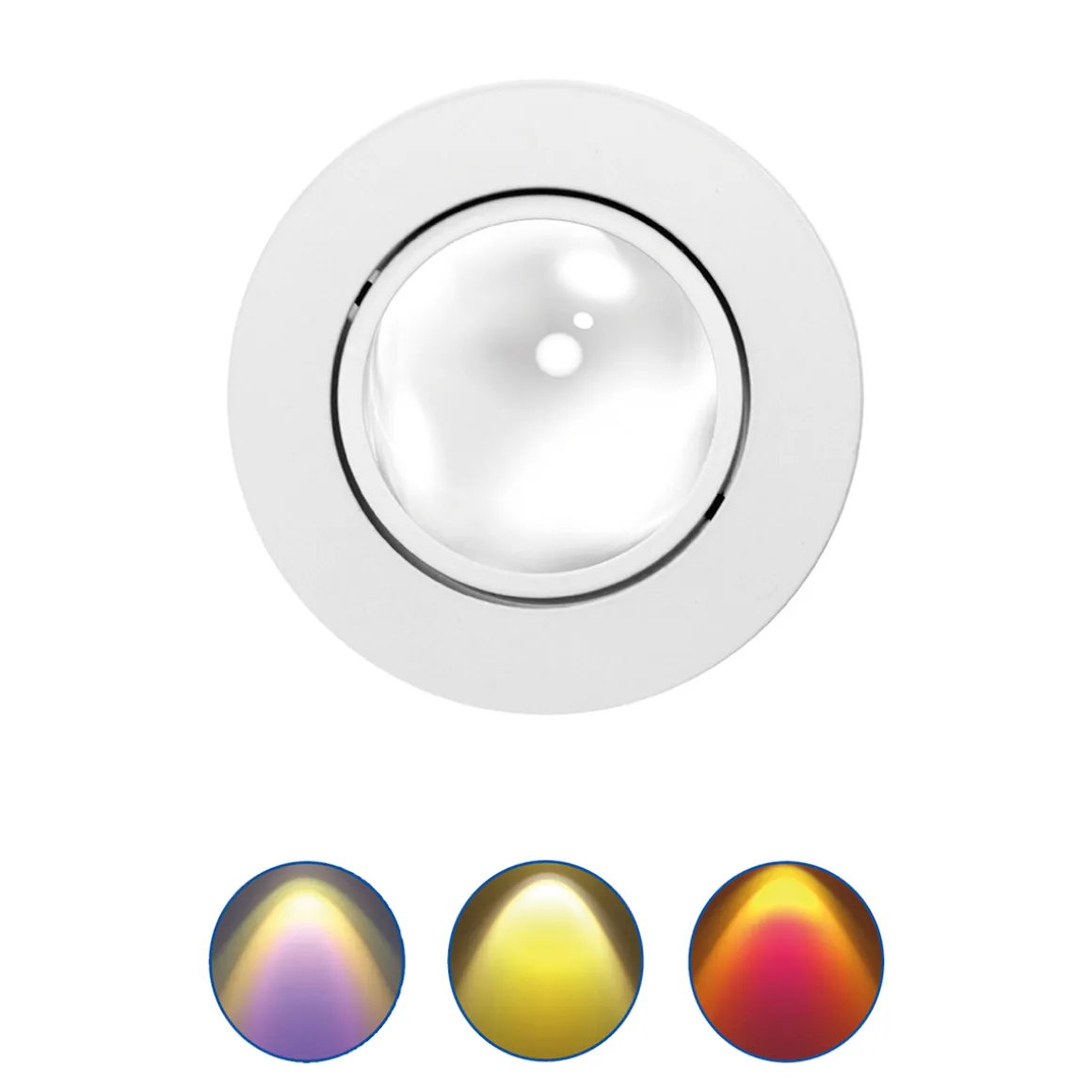 Mobilux MOBiDIM COB Color 7,4 W LED Einbaustrahler